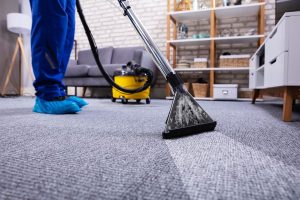 can you vacuum wet carpet?
